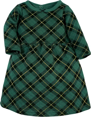Vista 3 de Hudson Baby Vestido y leggings de algodón acolchado unisex para bebé
