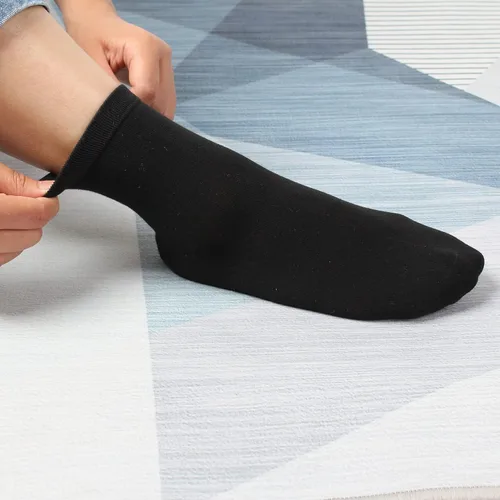 Vista 4 de SERISIMPLE Bamboo Men sock Breathable Sock Low Quarter Thin Ankle Sock Comfort Cool soft Sock 5 Pairs