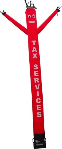 Vista 2 de LookOurWay Tax Services Air Dancers - Accesorio inflable para hombre