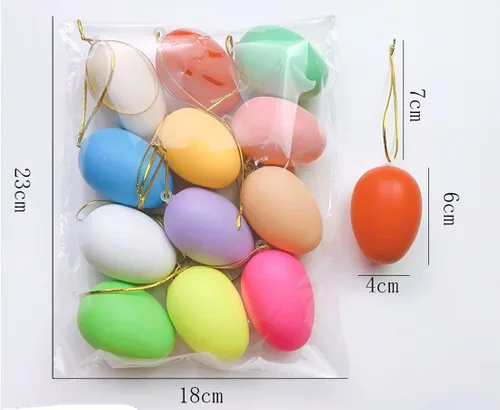 Vista 5 de 50 huevos de Pascua rellenos de plástico de 2.5 pulgadas para niños, juguetes de Pascua para fiestas de Pascua, caza, regalos para niños