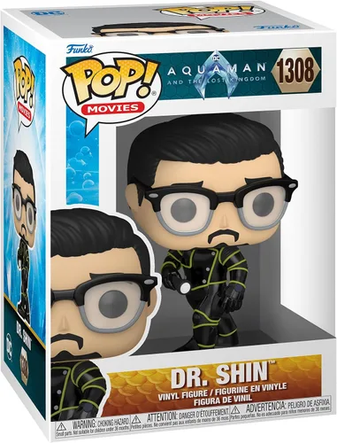 Vista 2 de Funko Pop! Movies: DC - Dr. Shin - Aquaman - Figura de vinilo coleccionable - Idea de regalo - Producto oficial - para niños y adultos - Fans