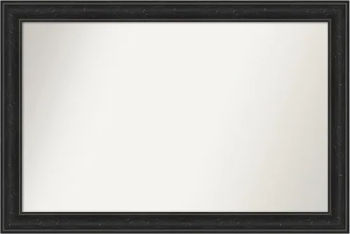 Vista 313 de Amanti Art Espejo personalizado, gran espejo de baño estrecho, espejo de pared o espejo de tocador de baño sobre el fregadero (24 x 24 pulgadas)