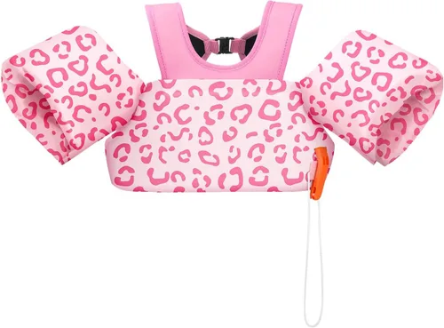 Vista 19 de HeySplash Chaleco de natación para niños pequeños, flotadores para niños de 22 a 44 libras/22 a 55 libras, chaqueta de natación para niños