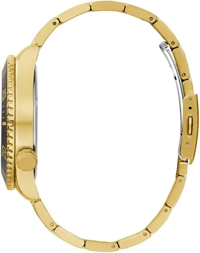 Vista 9 de GUESS Reloj de 1.772 in para hombre Tono Dorado/Tono Dorado/Negro