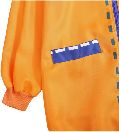 Vista 3 de Runa Costume Coat Anime Cosplay Uniform Zip Cloak Cute Rabbit Orange Hoodie Jacket + Socks