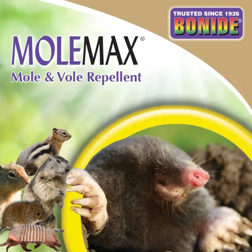 Vista 7 de Bonide MOLEMAX - Gránulos repelentes de topos y campañoles, 5 libras, listos para usar, control de topos para césped y jardín al aire libre, seguro