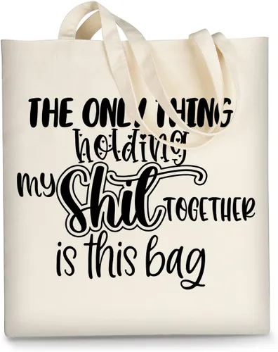 Vista 10 de AUSVKAI Bolsa de lona estética para mujer, lindas bolsas de algodón reutilizables de tela para ir de compras, playa, regalos de moda