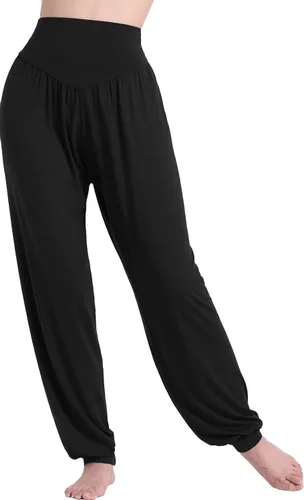 Vista 3 de Marca Hoerev pantalones de modal y elastano súper suave para yoga y pilates.