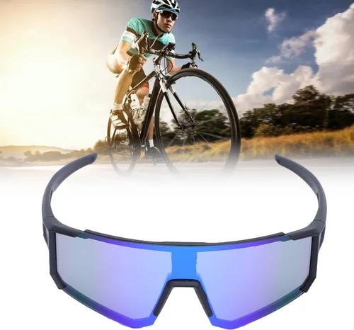 Vista 2 de VGEBY Gafas de sol para bicicleta, gafas de sol de ciclismo, gafas de sol para bicicletas, gafas de sol MTB Bike Can Mount Myopía Frame