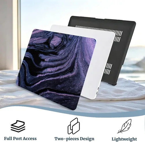 Vista 80 de Funda compatible con MacBook Air de 15" M5 M4 M3 M2 2023-2026 Negro (Black Lace)