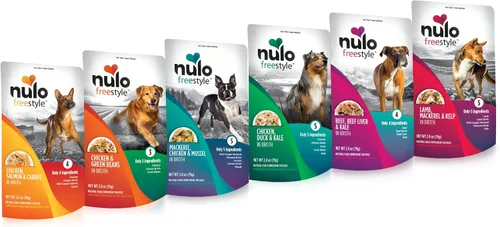 Vista 18 de Nulo Freestyle Carne de res, hígado de res y col rizada en caldo de carne real para perros, 2.8 onzas (paquete de 6)
