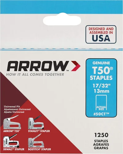 Vista 4 de Arrow Fastener 505516de pulgada. T50Heavy Duty Grapas 1250PC.
