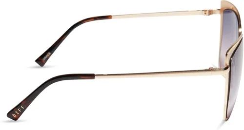 Vista 5 de DIFF Grace - Gafas de sol ligeras de gran tamaño para mujer, protección UV400