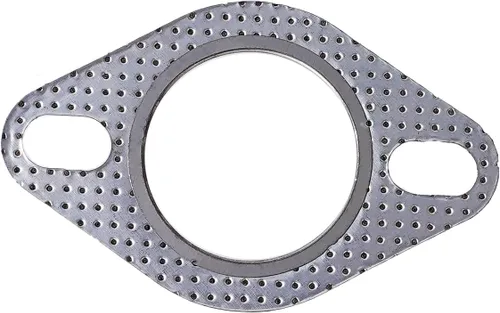 Vista 8 de Rwraps Junta de brida de escape de acero inoxidable de 2 pernos de 2 pulgadas y kit de conexión de brida de escape de 2 pernos de 2 pulgadas/51.8mm