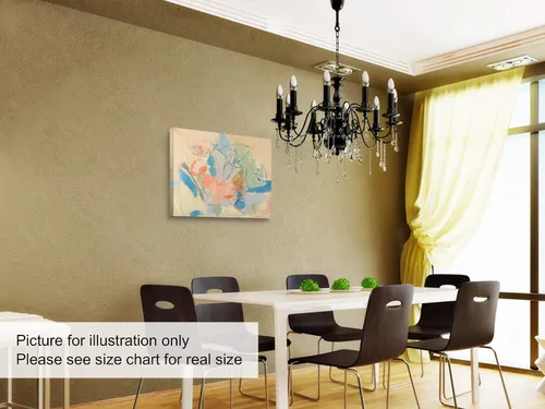 Vista 4 de Niwo ART - Montañas y mar, serie de pinturas más famosas del mundo, lienzo de pared para decoración del hogar, envoltura de galería, estirado