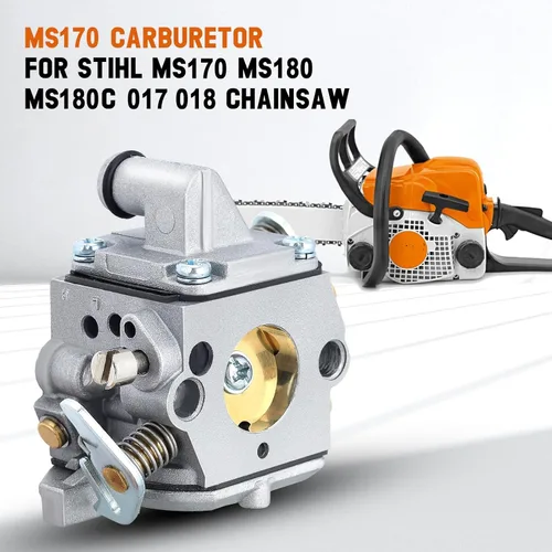 Vista 3 de Carburador Savior MS170 para motosierra Stihl MS 170 MS180 MS180C 017 018 Reemplazo de carburador Zama C1Q-S57A C1Q-S57B 1130-120-0603