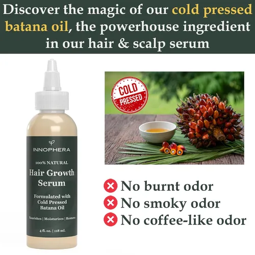 Vista 3 de Aceite de batana para el crecimiento del cabello y el cuero cabelludo - Con aceites de jojoba, argán, romero y lavanda - Suero natural vegano