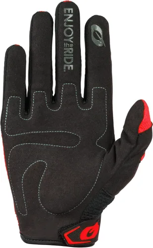 Vista 2 de O'NEAL Element Glove - Ropa de carreras para hombre, negro/rojo, 10