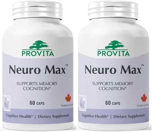 Vista 9 de PROVITA Neuro Max Suplemento de apoyo cognitivo Apoyo vegano para el nervio y la memoria Acetil L-carnitina, ginkgo biloba, melena de león