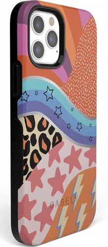 Vista 6 de Casely Funda para iPhone 11 Pro Max y I OOP Muestra mixta Diseño protector audaz