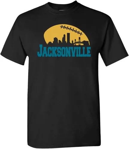 Vista 3 de Xtreme Apparrel City Skyline - Camiseta de hombre para los aficionados al fútbol americano Pittsburgh - Camisa negra