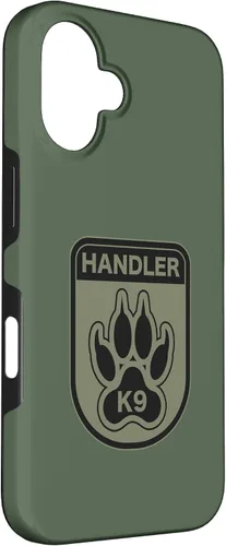 Vista 3 de K9 Handler (parche tenue) Funda para iPhone 16