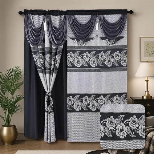 Vista 9 de YHSF Cortinas elegantes para oscurecer la habitación para sala de estar y dormitorios, 54 pulgadas de ancho x 84 pulgadas de largo, juego de 2 Marrón