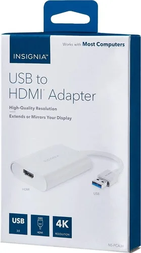 Vista 5 de Insignia Adaptador USB a HDMI - Modelo: NS-PCA3H