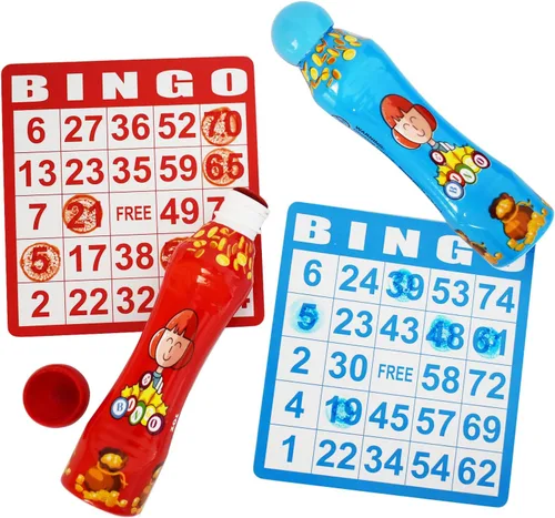 Vista 6 de Yuanhe Bingo Daubers - Marcadores de puntos – 3 oz Paint Dotter Bingo Dabbers/Dobbers, juego de 6