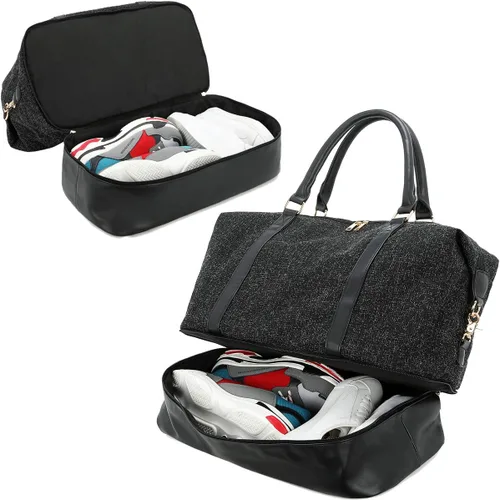 Vista 3 de CAMTOP Bolso de viaje para mujer con funda de equipaje y compartimento para zapatos