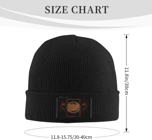 Vista 2 de Beanies for Mens Womens - Basic Unisex Cuffed Skull Caps Knitted Winter Hat Classic Sleep Hats for Hiking Gardening