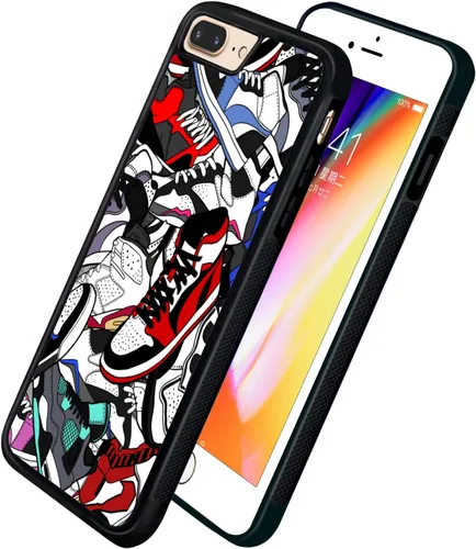 Vista 3 de Cool Shoe - Funda de teléfono para iPhone 8 Plus y iPhone 7 Plus para adolescentes, niños, hombres, niños, 5.5 pulgadas