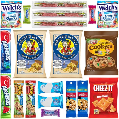 Vista 4 de Hangry Kits Regalos de felicitación para hombres y mujeres - Envía el paquete de cuidado de la cesta de regalo de felicitaciones a un amigo o ser