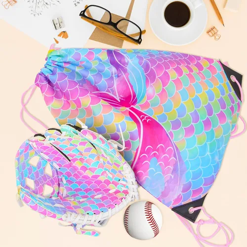 Vista 4 de Guante de béisbol para niños, guantes de sóftbol, guantes de béisbol y sóftbol para niños y niñas, guante de pelota para entrenamiento y juego