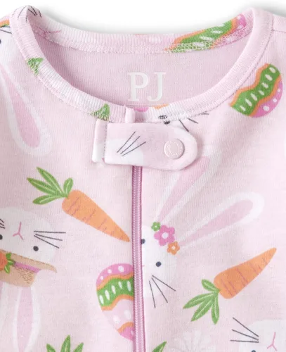 Vista 34 de The Children's Place - Pijamas de algodón a juego para la familia, temática de Pascua