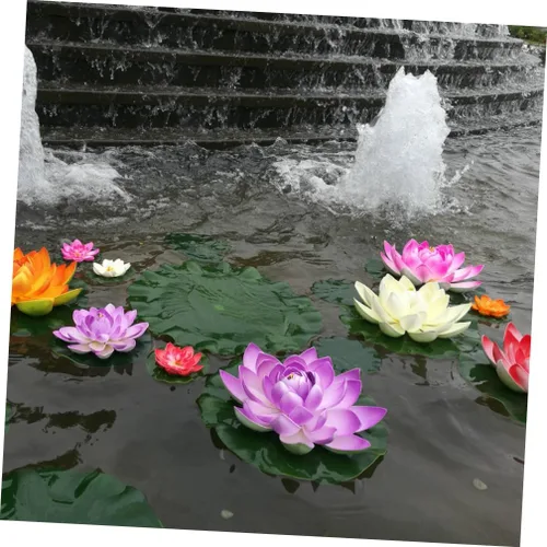 Vista 6 de Mipcase Decoraciones de bosque encantado, decoraciones de bosque encantado, flores flotantes artificiales, decoración de flores artificiales