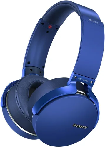Vista 10 de Auriculares con Bluetooth y bajos extras Sony, con control por aplicación, color negro Negro