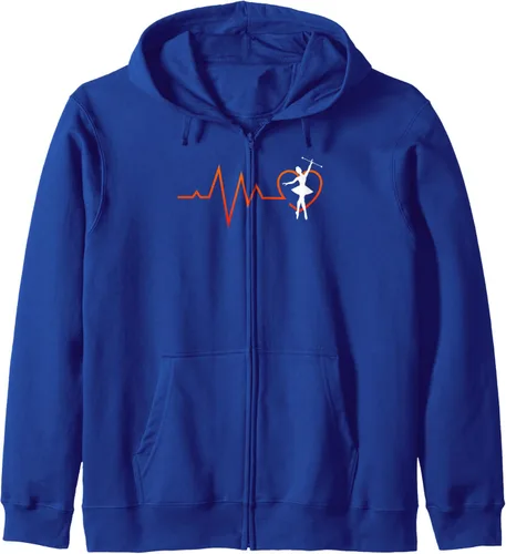 Vista 3 de Majorette Heartbeat Gymnastics Baton Twirling Zip Hoodie