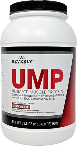 Vista 14 de Beverly International UMP Proteína en Polvo, Pastel de Ángel. Proporción Única de Suero-Caseína Desarrolla Músculo Magro. Fácil de Digerir. Sin