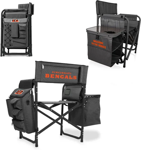 Vista 16 de PICNIC TIME NFL NFL Fusion - Silla de campamento unisex para adultos, con mesa auxiliar y enfriador suave, silla de playa para adultos, silla