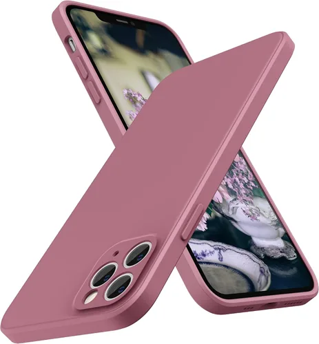 Vista 16 de SURPHY Funda de diseño para iPhone 11 Pro Max con protección para cámara, diseño de borde recto, silicona líquida delgada, piedra
