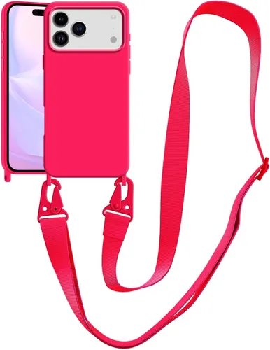 Vista 52 de Funda compatible con iPhone 8 Plus, iPhone 7 Plus/6 Plus/6S Plus con cordón, funda cruzada para iPhone con correa ajustable de silicona para iPhone