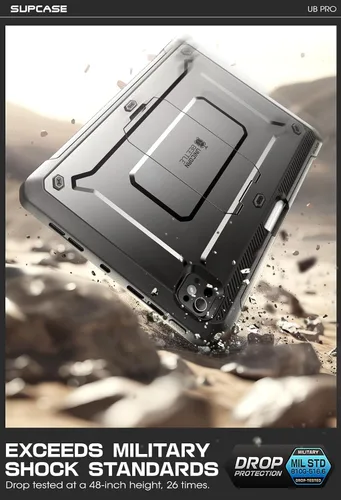 Vista 3 de SUPCASE Funda para iPad Pro de 13 pulgadas M5/M4 (2025/2024) con soporte para lápiz (Unicorn Beetle Pro)