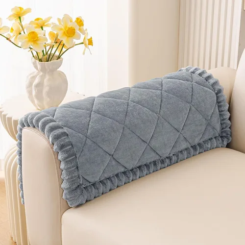 Vista 34 de Smiry Couch Cover for Dogs, Non Slip Washable Pet Sofa Protector for Large Dogs, Cats, Fuzzy Plush Sofa Covers Backrest & Armrest, Against Fur, Dirt