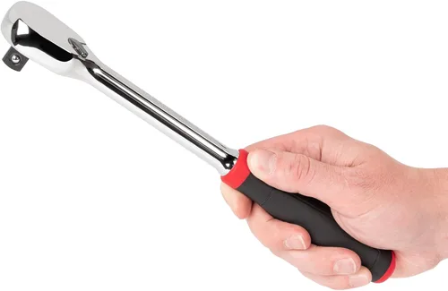 Vista 6 de TEKTON Trinquete de agarre cómodo de liberación no rápida de 1/2 pulgada x 10-1/2 pulgadas SRH02210