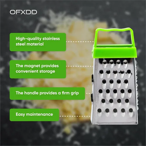 Vista 3 de Rallador de ajo para alimentos pequeños, paquete de 2, rallador de caja de tamaño pequeño, mini ralladores de queso y jengibre para cocina