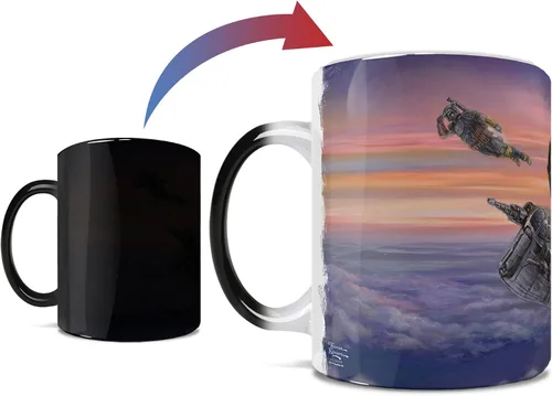 Vista 18 de Morphing Mugs Star Wars - The Book of Boba Fett - Un nuevo comienzo - Una taza sensible al calor de 16 onzas - Imagen completa revelada cuando se