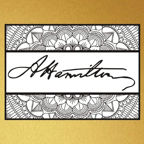 Vista 4 de Coloring Broadway - Páginas para colorear inspiradas en Hamilton (juego de 4), colección Legacy, mercancía musical de Hamilton, impresas