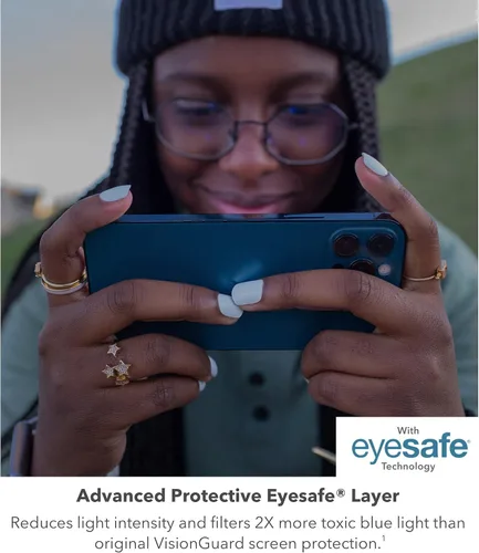 Vista 2 de ZAGG InvisibleShield - Glass Elite+: Gamers' Edition - Cobertura de pantalla completa con máxima sensibilidad táctil - para iPhone 12 Pro, iPhone