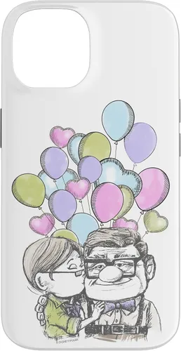 Vista 4 de Disney Pixar Up Carl & Ellie Sketch - Carcasa para iPhone 17